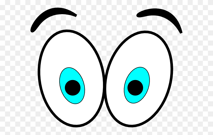 600x473 Ojos De Dibujos Animados Clipart - Globos Oculares Png