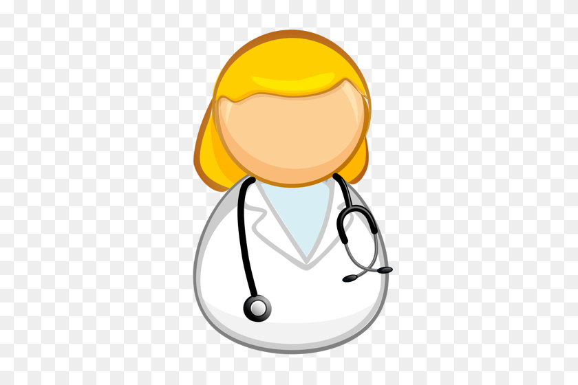 421x500 Cartoon Female Doctor Clipart - Doctor Patient Clipart