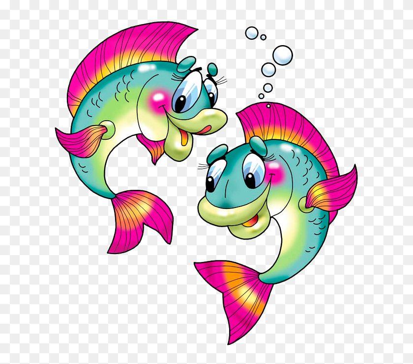 628x682 Cartoon Filii Clipart Cartoons Cute Characters - Pink Fish Clipart