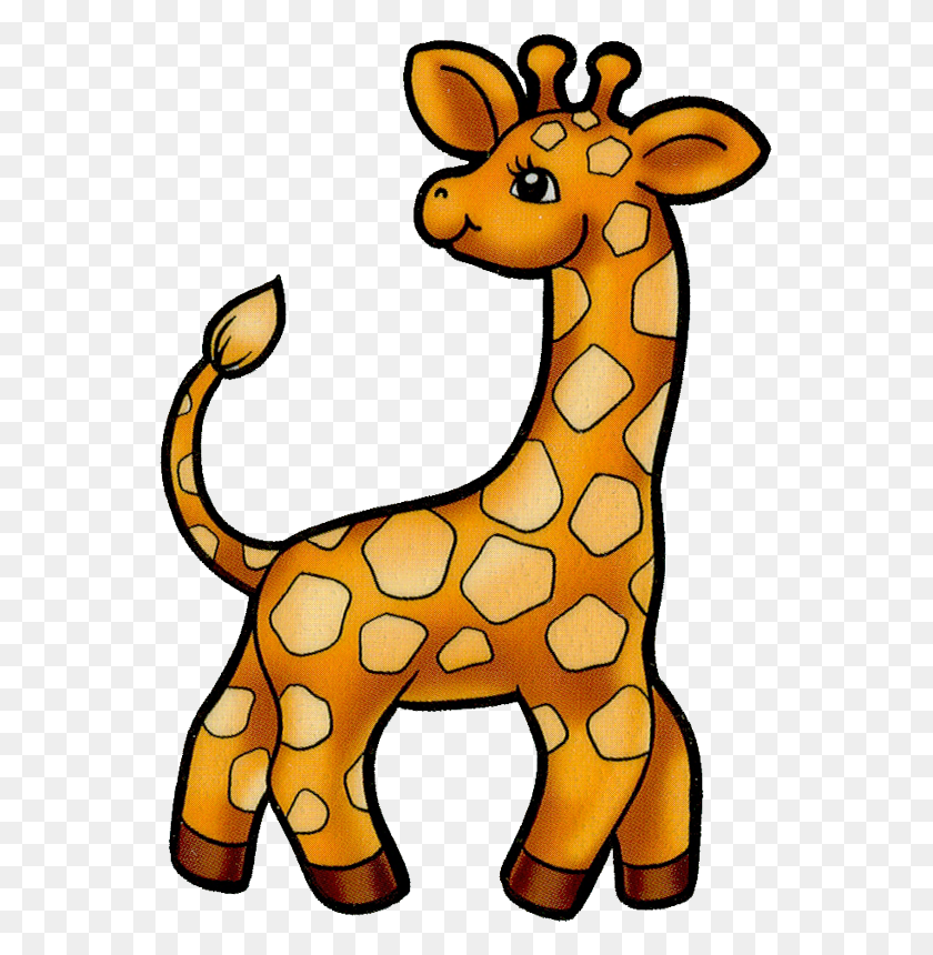 551x800 Cartoon Filii Clipart Giraffe, Clip Art - Giraffe Clipart