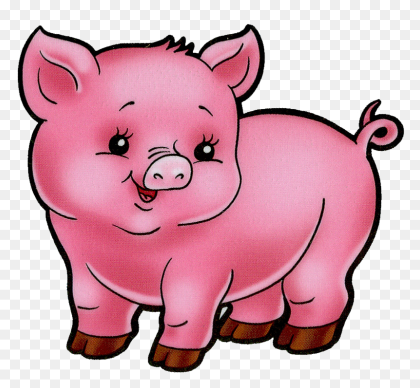 800x736 Cartoon Filii Clipart Piggy Clipart, Animal - Pork Clipart
