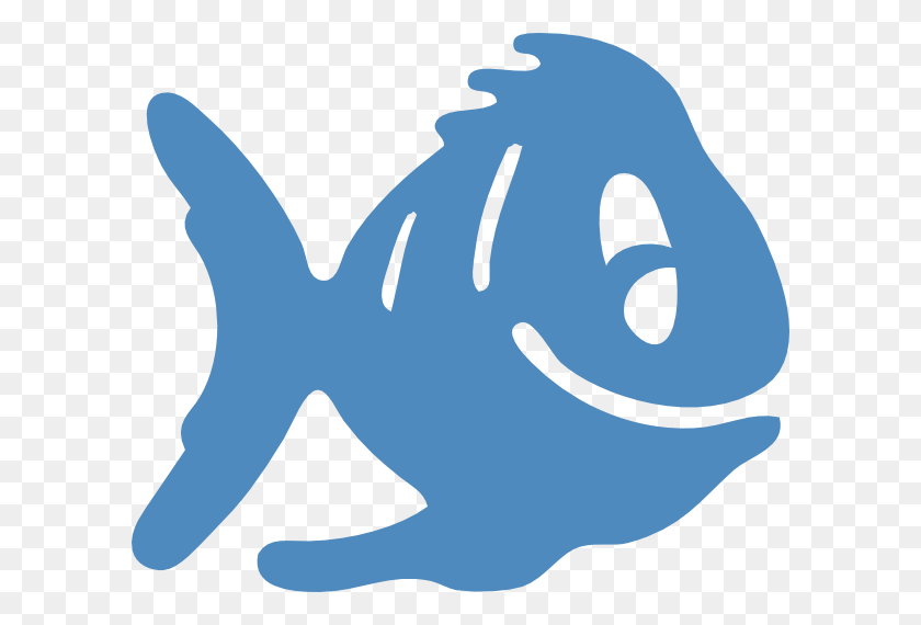 600x510 Cartoon Fish Silhouette Clip Arts Download - Fish Silhouette Clip Art