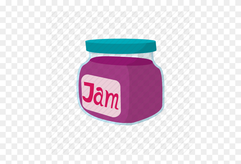 512x512 Cartoon, Food, Fruit, Jam, Jar, Jelly, Sweet Icon - Jam PNG