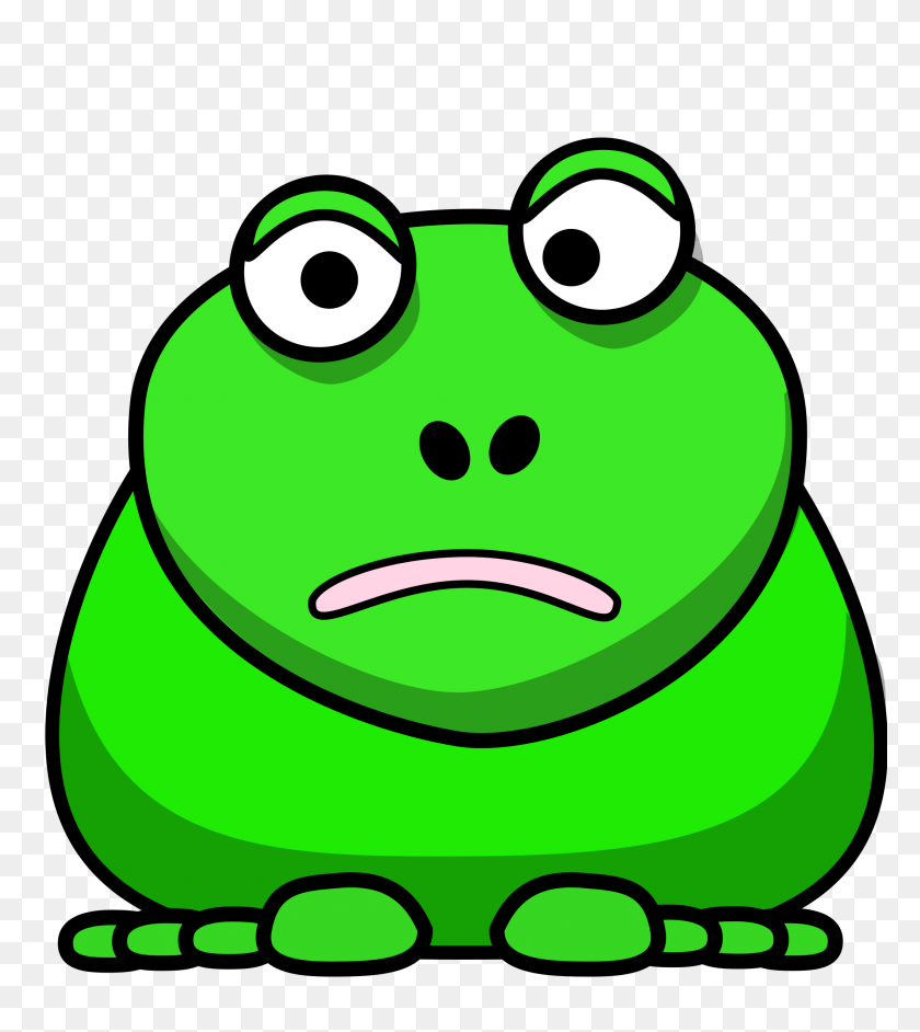 2121x2400 Cartoon Frog With Funny Face Contains Clipping Stock Photo - Frog Clipart
