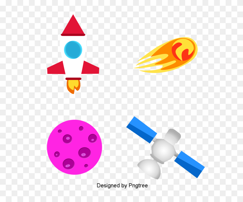 640x640 Cartoon Geometry Flat Cosmic Rocket, Cartoon, Geometry, Flat Png - Cartoon Rocket PNG