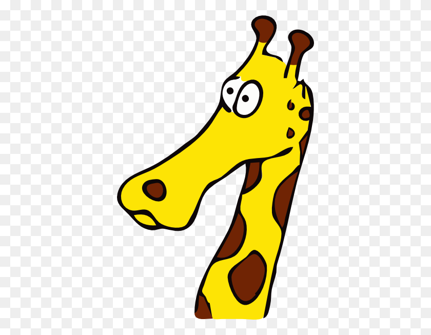 384x593 Cartoon Giraffe Png, Clip Art For Web - Giraffe Clipart