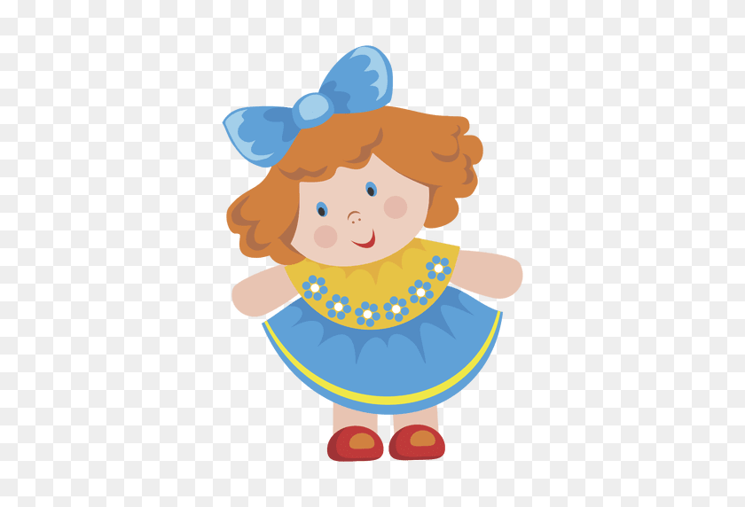 512x512 Cartoon Girl Doll - Doll PNG
