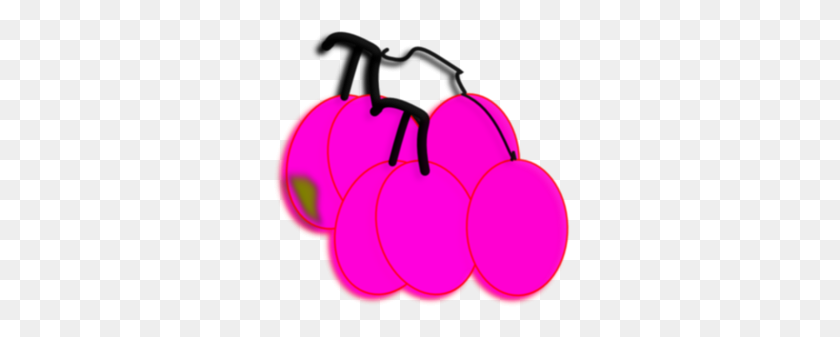 300x277 Cartoon Grapes Png, Clip Art For Web - Purple Grapes Clipart