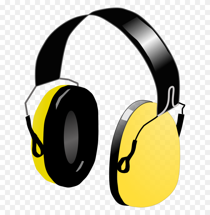 643x800 Cartoon Headphone Clip Art Png - Earbuds PNG