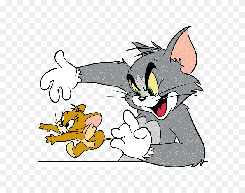 600x600 Cartoon Helps Tom And Jerry Image - Tom And Jerry Clipart