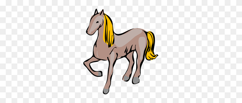 261x297 Cartoon Horse Png, Clip Art For Web - Pony Clipart