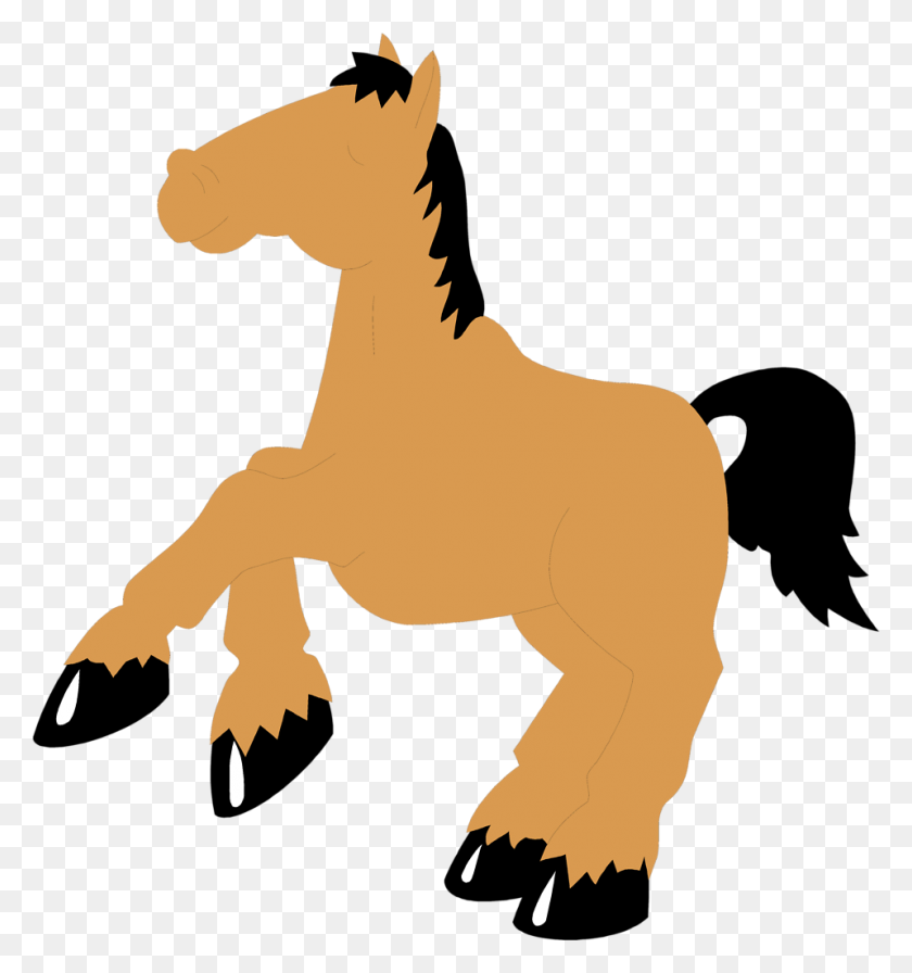 958x1027 Cartoon Horses Clipart Gallery Images - Mustang Head Clipart