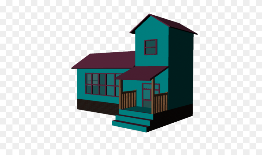 920x517 Cartoon House Free Model - Cartoon House PNG