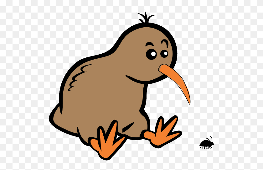 529x482 Cartoon Kiwi Bird Png Transparent Cartoon Kiwi Bird Images - Kiwi Bird Clipart