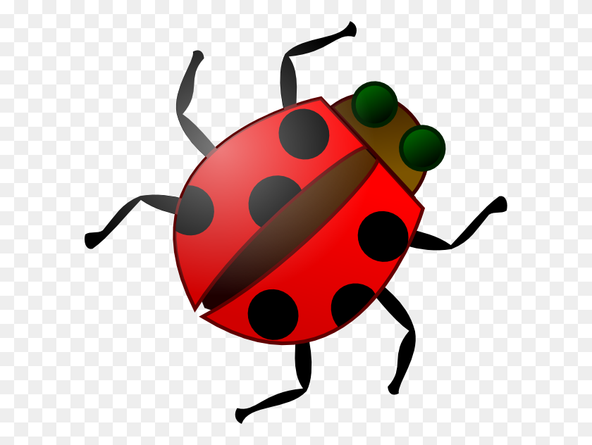 600x572 Cartoon Ladybug Png, Clip Art For Web - Jewel Clipart