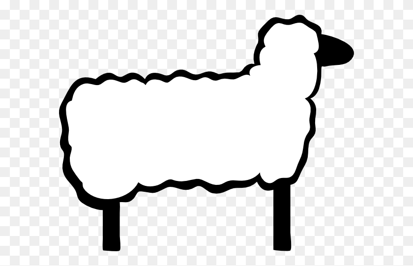 600x481 Cartoon Lamb Clip Art - Cute Lamb Clipart