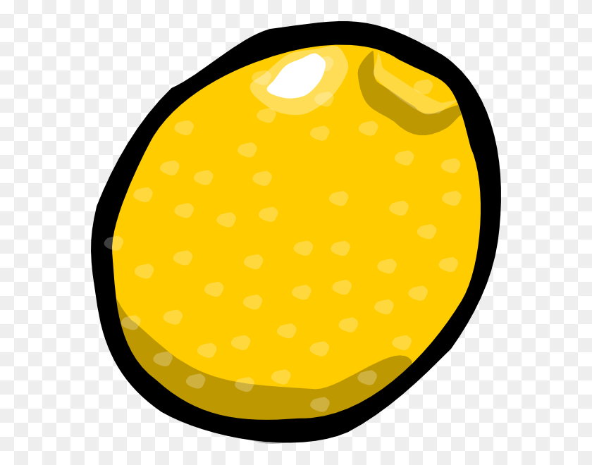 582x600 Cartoon Lemon Clip Arts Download - Lemon Clipart PNG