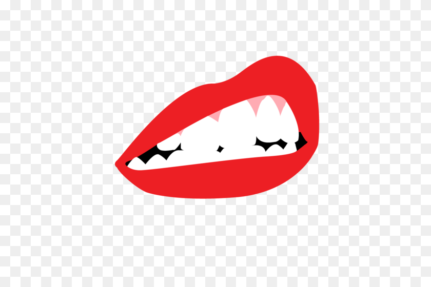 500x500 Cartoon Lips Red Transparent Png - Lips PNG