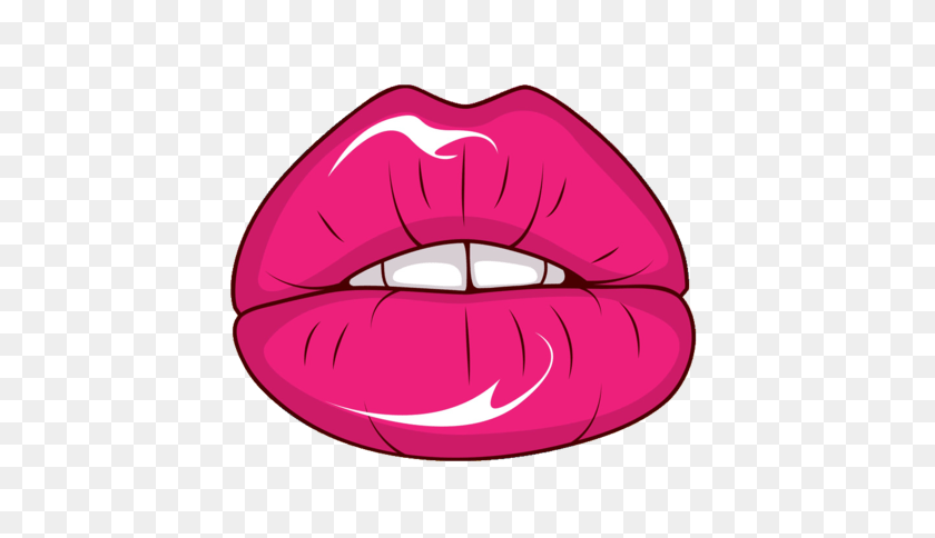 600x424 Cartoon Lips Shiny Transparent Png - Pink Lips PNG