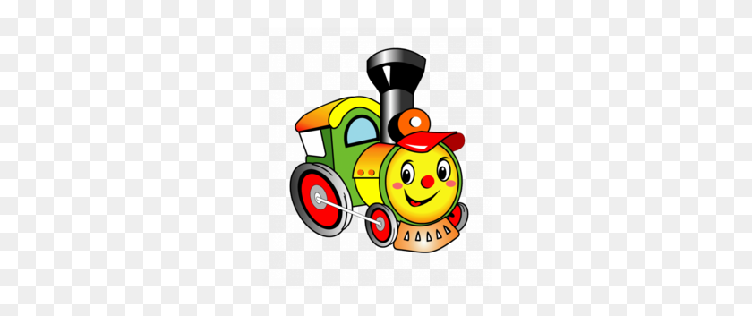 260x293 Cartoon Locomotive Clipart - Railroad Clipart Free