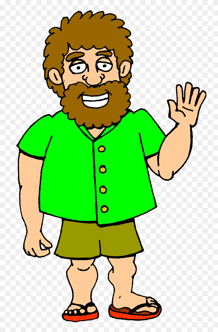 750x1218 Cartoon Man Cliparts - Person Yelling Clipart