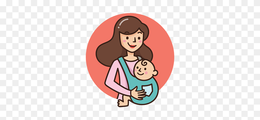 417x330 Cartoon Mother Clipart Free Clipart - Cartoon Baby PNG