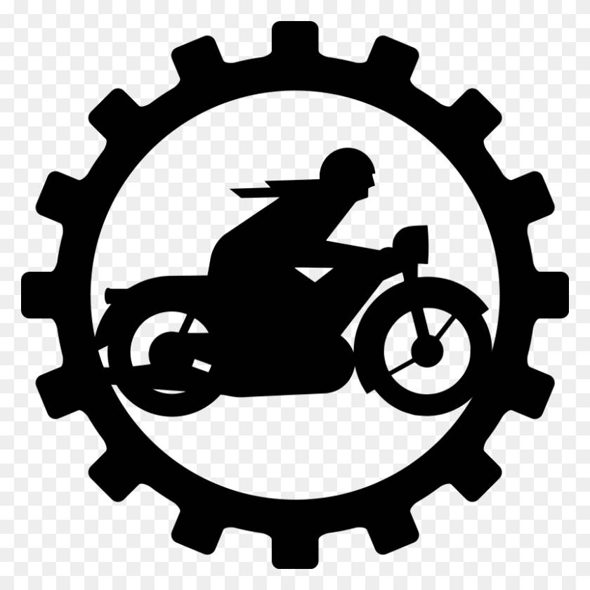 800x800 Cartoon Motorcycle Clip Art - Motorcycle Clipart