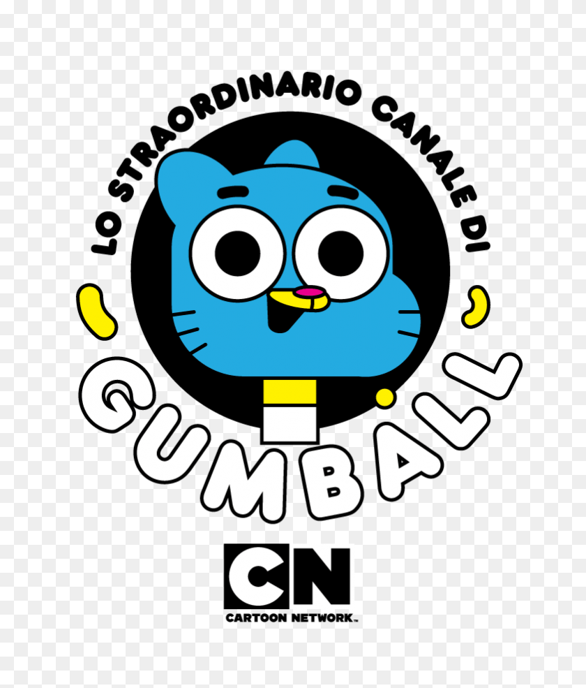 781x927 Cartoon Network Italy Lo Straordinario Canale Di Gumball - Cartoon Network Logo PNG