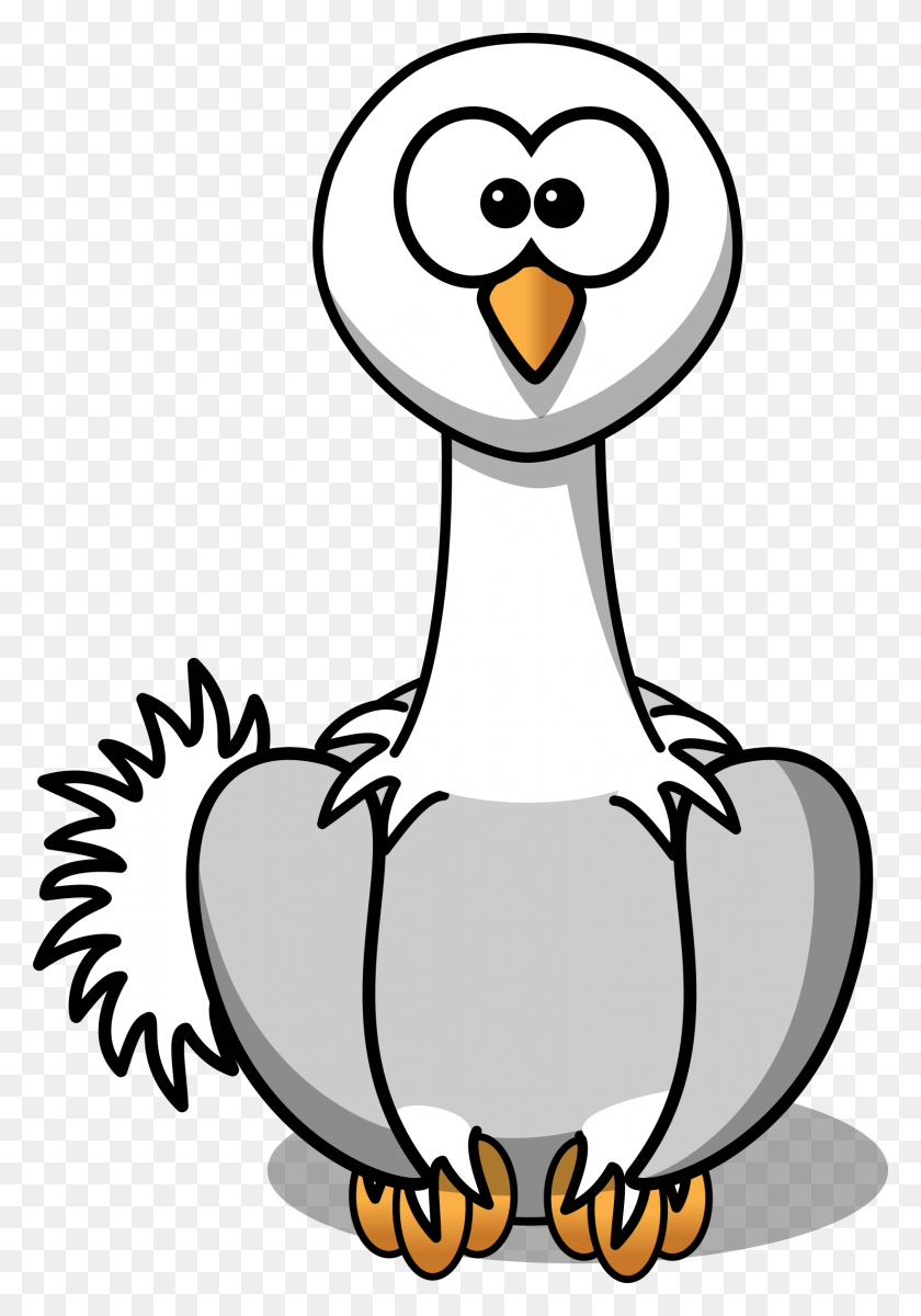 1641x2400 Cartoon Ostrich Icons Png - Ostrich PNG
