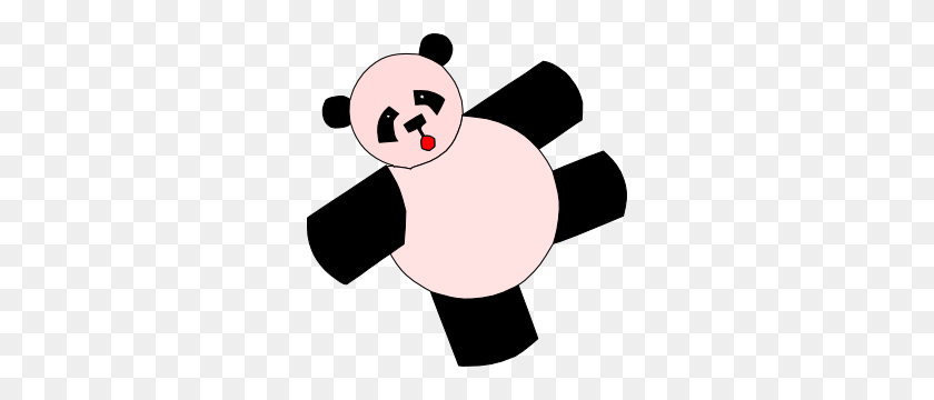 288x300 Imágenes Prediseñadas De Oso Panda De Dibujos Animados Vector Libre - Imágenes Prediseñadas De Oso Panda