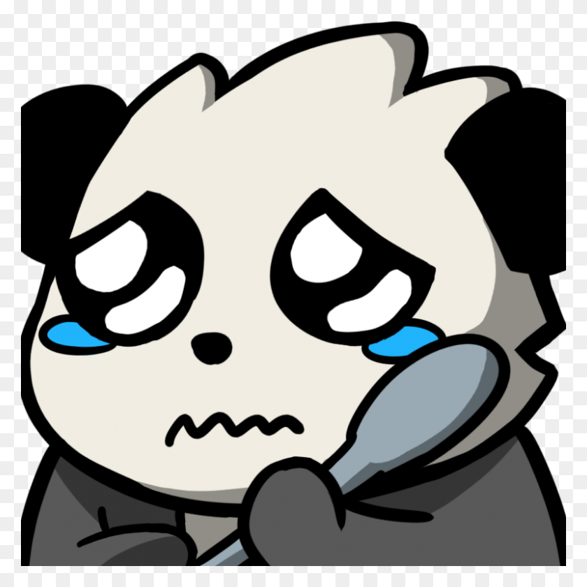 800x800 Panda De Dibujos Animados Emoji Png Panda De Dibujos Animados Emoji Emoji - Discord Emoji Png