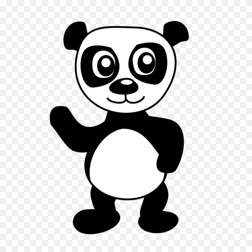 958x958 Fondos De Pantalla De Dibujos Animados Panda - Bear Cave Clipart