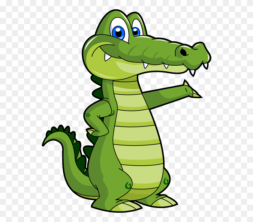 564x677 Cartoon Picture Of Alligator - Gator Head Clipart