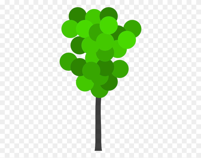342x601 Cartoon Pictures Of Trees - Deforestation Clipart