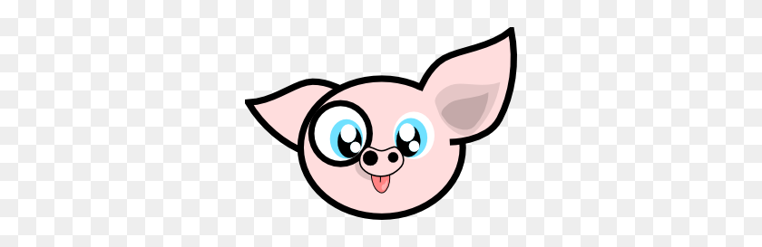 300x213 Cartoon Pig Face Clip Art - Pig Face Clipart