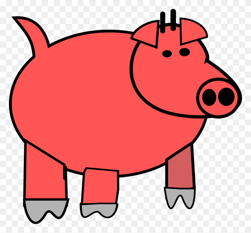2400x2220 Cartoon Pig Icons Png - Cartoon Pig PNG