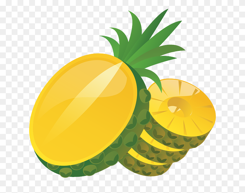 640x603 Cartoon Pineapple Clipart Fruit Clip Art - Pineapple Clipart Free