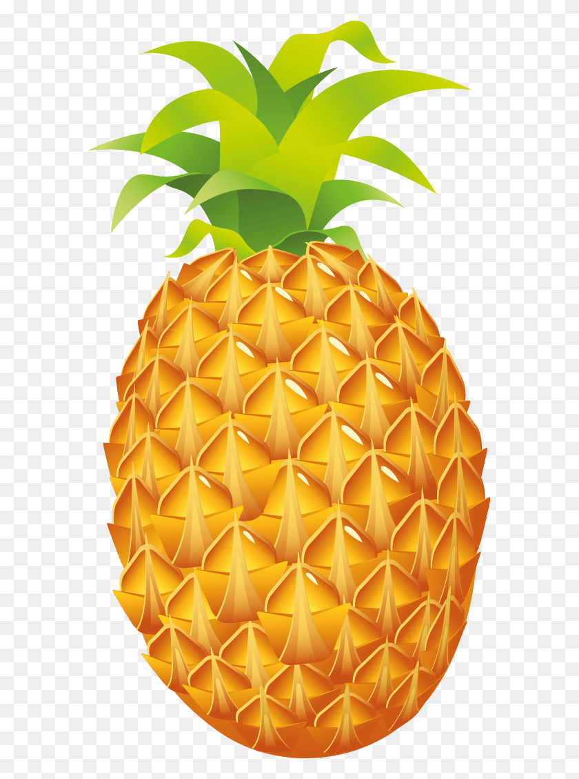 583x1069 Cartoon Pineapple Cliparts - Pineapple Sunglasses Clipart