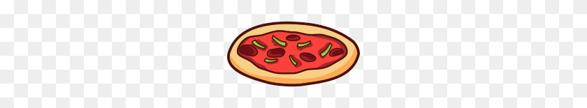 190x95 Cartoon Pizza - Pizza Cartoon PNG