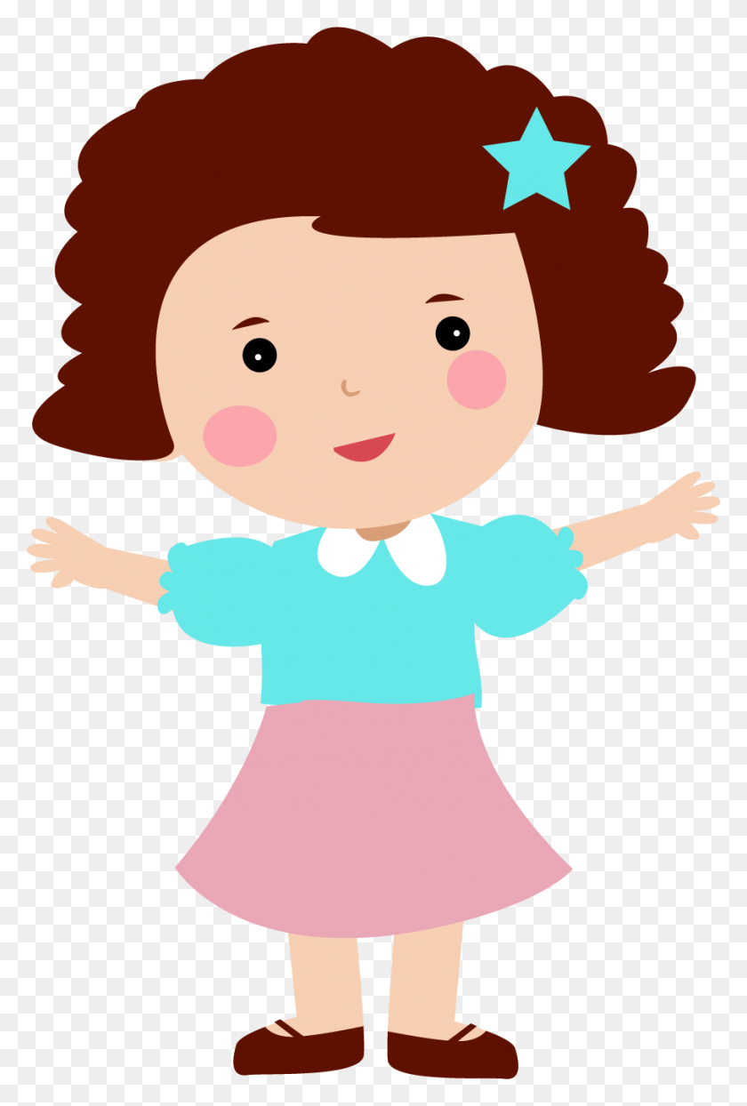 907x1377 Cartoon Png Images All Kids' Fun Png Only - Girl Cartoon PNG
