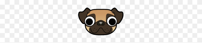 190x122 Cartoon Pug Face - Pug Face PNG
