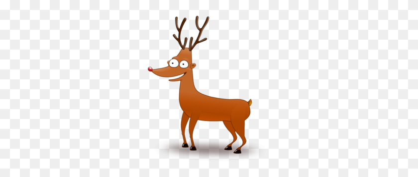 Cartoon Reindeer Clip Art - Rudolph The Red Nosed Reindeer Clipart