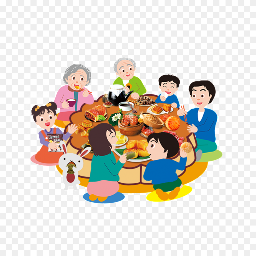 1024x1024 Cartoon Reunion Png Clipart Welovepictures Family - Family Reunion Clipart Free