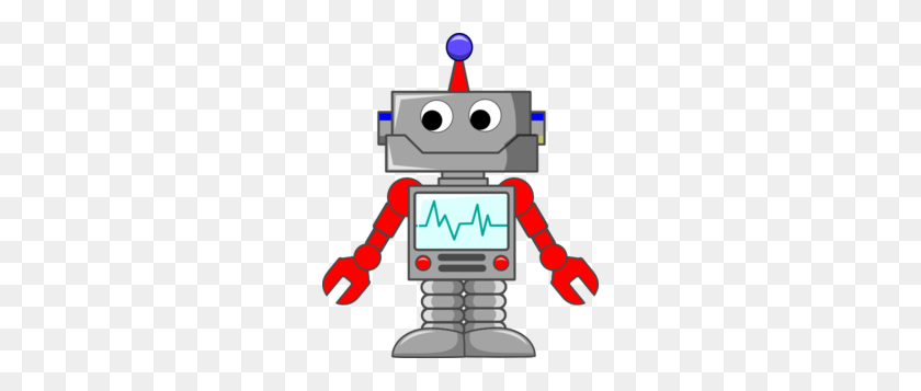252x297 Cartoon Robot Clip Art Yeah, They're All In This One - Yeah Clipart