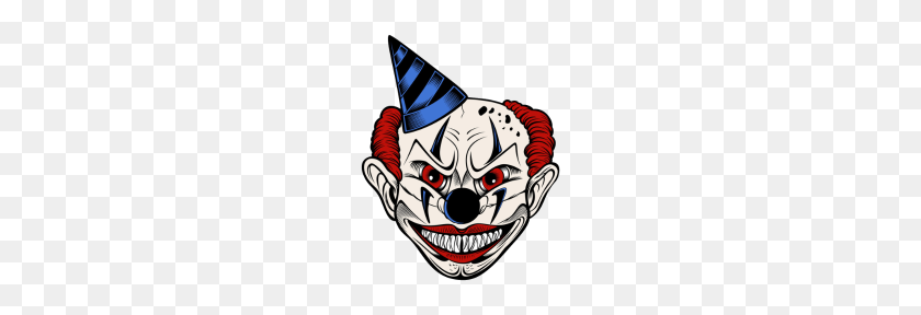 190x228 Cartoon Scary Clown - Scary Clown PNG