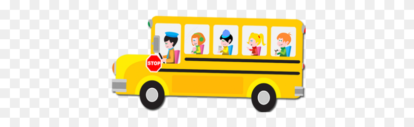 400x199 Cartoon School Bus Clipart Free Clipart - School Rules Clipart