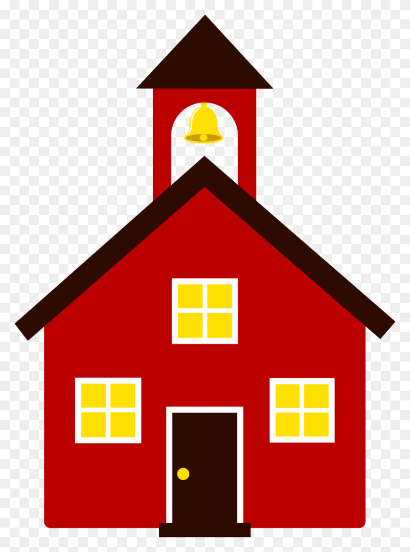 830x1139 Cartoon School House Gallery Images - School Background Clipart