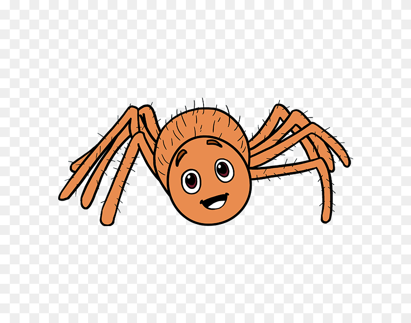 678x600 Группа Мультяшных Пауков С Элементами - Itsy Bitsy Spider Clipart