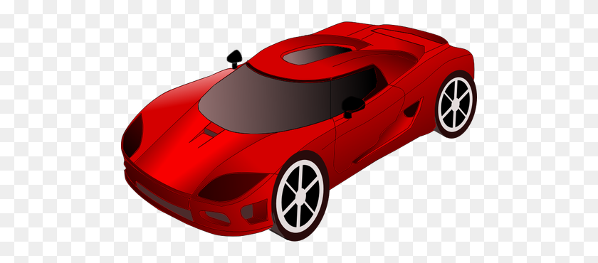 500x310 Cartoon Sports Car Clip Art Free - Fast Car Clipart