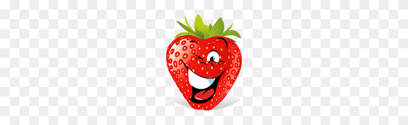 156x199 Cartoon Strawberry Face Png, Clip Art For Web - Strawberry PNG